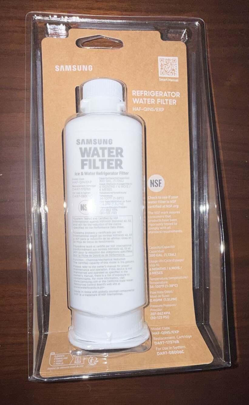 Samsung HAF-QINS/EXP Refrigerator Water Filter DA97-17376B